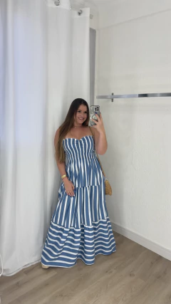 Vestido Grecia - Azul bebê - Veste do 38 ao 48 - loja online