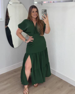 Vestido Karoline - Verde Militar na internet