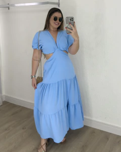 Vestido Karoline - Azul celeste - BELA BONINA | Moda Feminina