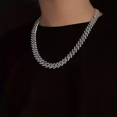 Cadena Plata .925 & Diamantes Moissanite