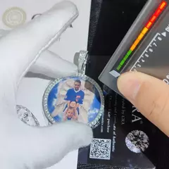 Portafoto Plata .925 & Diamantes Moissanite - comprar en línea