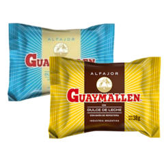 20 Alfajores Guaymallen Simples + 20 Jugo Baggio Mini 125cc en internet