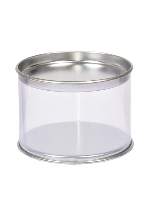 10 Tubolata de acetato transparente 7x5 com tampa de metal prata - comprar online