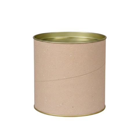 Tubolatas Kraft 11,5x11 com Tampa Metálica Dourada - comprar online