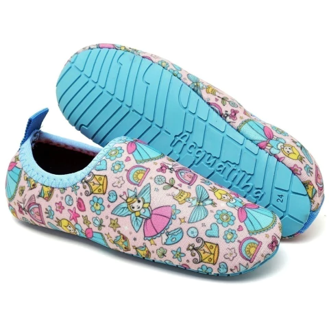 SAPATILHA INFANTIL CINDERELA ROSA