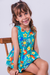 Conjunto Infantil Menina 2 Babados Verde (Short + Batinha) - Atacado Brunet Kids