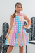 Vestido Xadrez Infantil Lene Candy