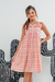 Imagem do Vestido Xadrez Infantil Lene Laranja