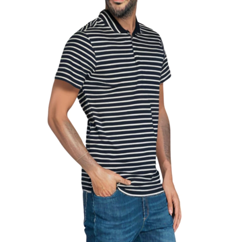 Polo Davor Rayado de algodón Gesell (CD310552)
