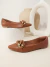 Sapatilha Feminina Michele Napa Caramelo Corrente Color No Meio - comprar online