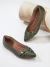 Sapatilha Feminina Verde Oliva | Enfeite Seta - loja online