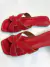 Rasteira Feminina Confort Casual H Lizard Vermelho na internet