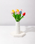 Jarron Ale 7x17cms 8tulipanes de colores - comprar online