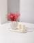 Centro de Mesa Atlantis jarron base vela lu flores - comprar online