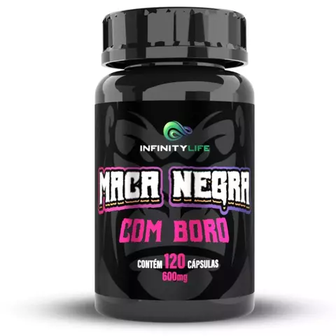 Maca Negra Com Boro Infinity 120 Cápsulas