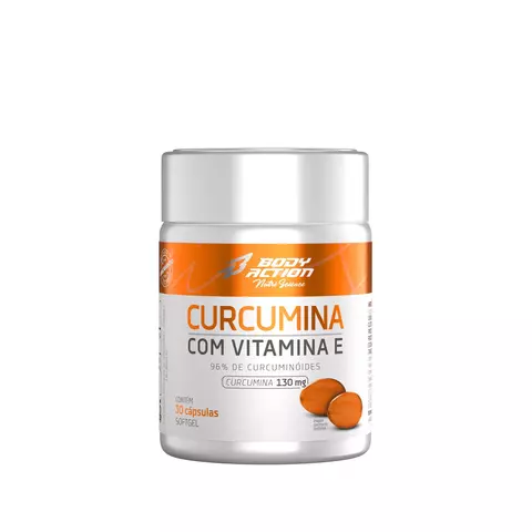 Curcumina Com Vitamina E 30 Cps Bodyaction