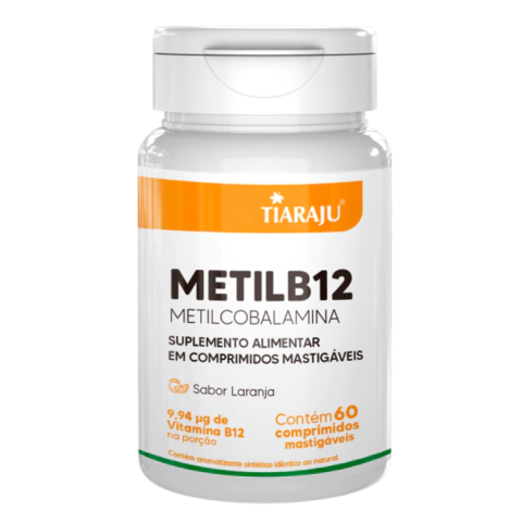 MetilB12 60 Comprimidos Mastigáveis Tiaraju - comprar online