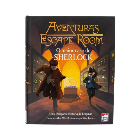 Livro Aventuras Escape Room O maior caso de Sherlock