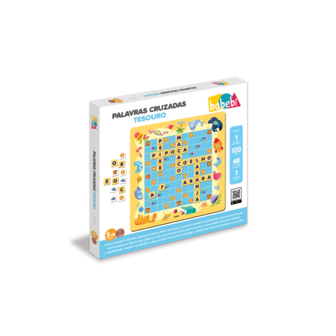 Jogo Palavras Cruzadas Tesouro - Babebi