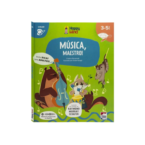 Livro Happy Mind Meu Primeiro Livro de Atividades: Músicas
