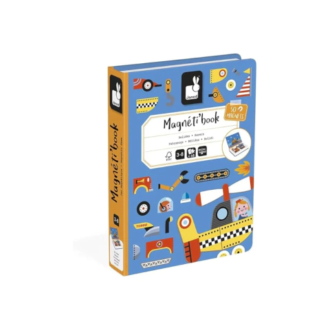 Livro Magnético Infantil Veículos - Janod