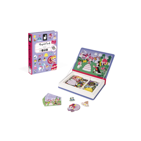 Livro Magnético Infantil Princesas - Janod