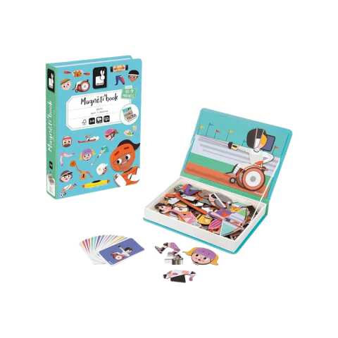 Livro Magnético Infantil Esportes - Janod