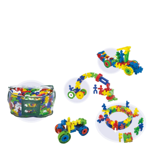 Sacolão Poli Ideias 500 peças