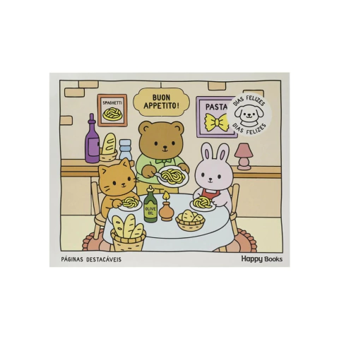 Livro de Colorir Cozy & Cute Dias Felizes