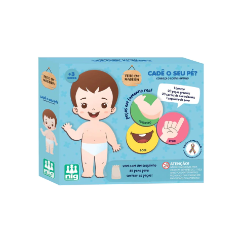 Jogo Educativo Cadê o seu Pé?