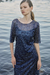 Vestido Salerno Azul - comprar online