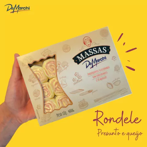 Rondelli Presunto e Mussarela 400 grs