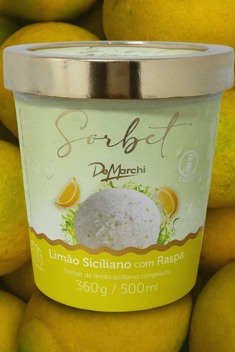 Vero Sorbetto de Limão Siciliano com Raspas Pt 360g/500ml - comprar online