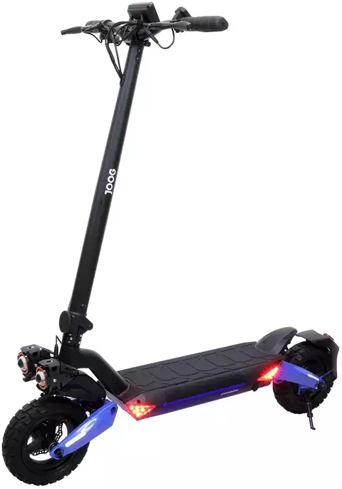 Monopatin Joog PJG-T8 Negro/Azul - Ruedas 10" Batería 15Ah Autonomía hasta 60Km