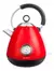 Pava eléctrica Peabody Plateado/Rojo 220V 1.7L