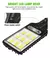 mini Reflector Led Solar Exterior Control Soporte 25w Potente Carcasa Negro Luz Blanco Frío en internet