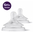 Tetinas x2 Avent Natural Flujo Rápido Scf044/27 Philips