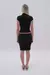 MANIAC - POLLERA BOSSY MID-SKIRT NEGRA - comprar online