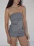 STUDIO PRATI - TOP STRAPLESS 06 GRIS - tienda online