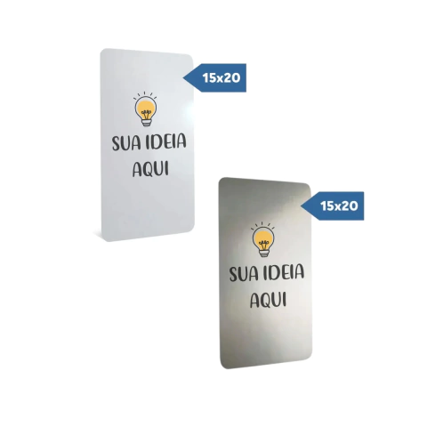 placas de metal personalizadas