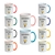 Caneca Personalizada com Alça e Borda Colorida + Embalagem de presente de Natal - comprar online