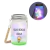 Jarra Lamparina de Vidro Jateado com LED e Sensor de Luminosidade Degradê - 400ml - Cia Personalizados - Loja de produtos personalizados criativos para presentes e eventos especiais