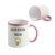 Caneca Pesonalizada com Alça e Colarinho Colorido Embalagem para Presente de Natal - Cia Personalizados - Loja de Personalizados