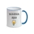 Caneca Personalizada com Alça e Borda Colorida + Embalagem de presente de Natal - loja online