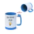 Caneca Personalizada com Alça Soft e Base Silicone com Embalagem Natal de Presente