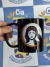 Caneca personalizada de Porcelana Preta 325ml