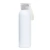 Squeeze personalizado de alumínio branco com tampa sport cristal e alça branca