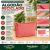 Necessaire personalizada de algodão reciclado na cor vermelha com zíper resistente, interior forrado em algodão, destacando design moderno, sustentabilidade e funcionalidade.