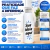 Squeeze personalizado de alumínio branco com tampa sport cristal e alça prática, capacidade de 700 ml, exibindo texto "Sua ideia aqui".