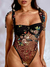 Body Rosas Em Tule Bordado - loja online